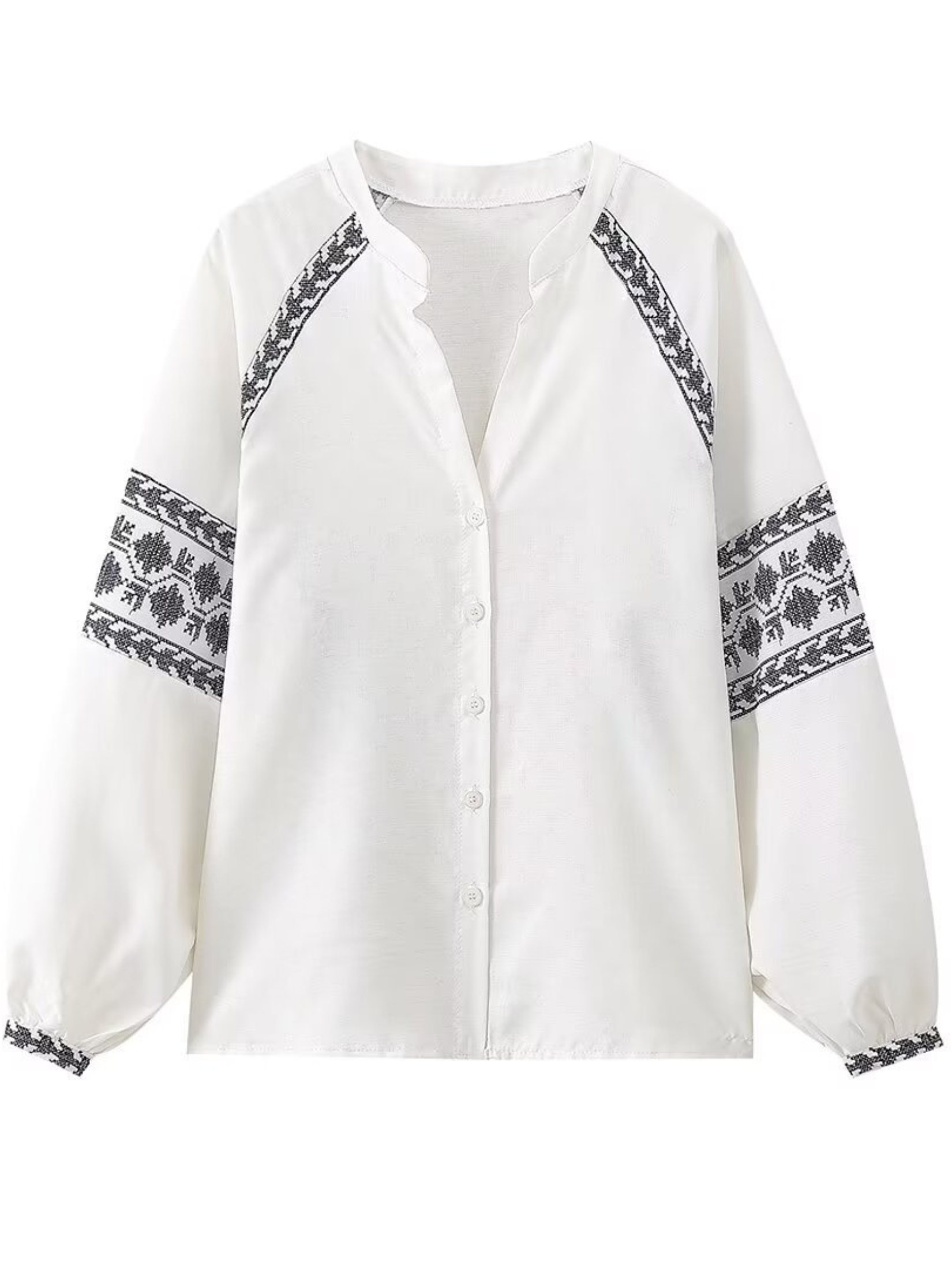 CROSS-STITCH LACE SHIRT